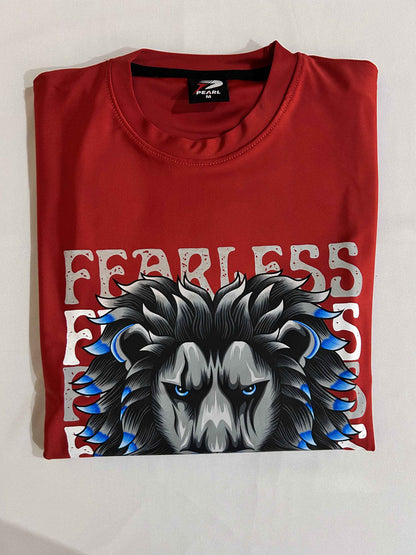 Premium Breathable T-Shirts – Digital Printed Brick Red