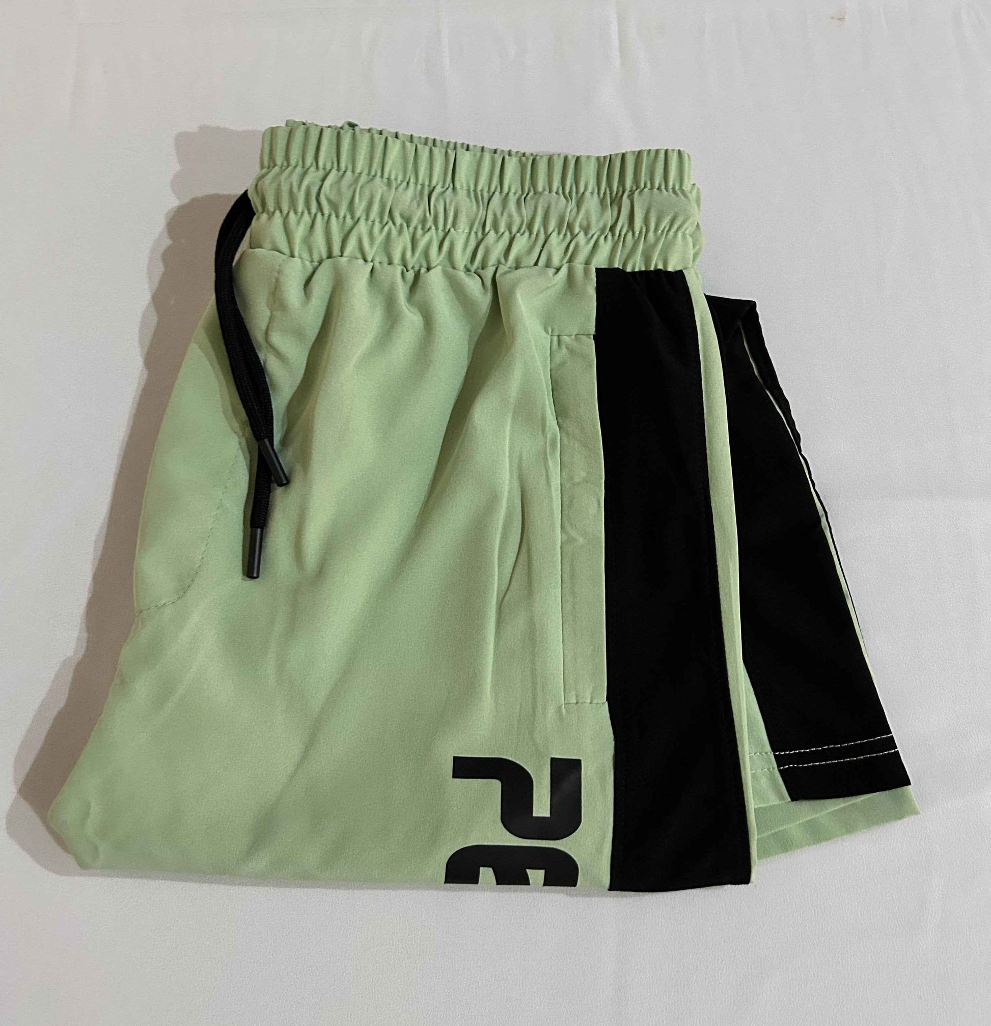 Active Wear Trousers with Signature Stripe – Mint Green