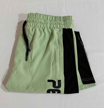 Active Wear Trousers with Signature Stripe – Mint Green
